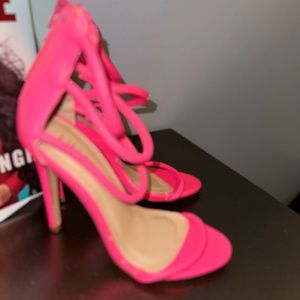 Pink heels